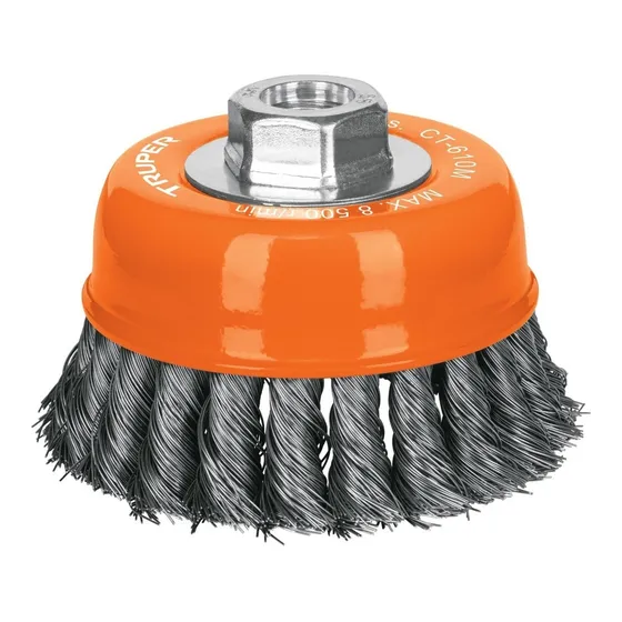 Cepillo Copa Alambre Trenzado 4x14mm Ct-610m Truper