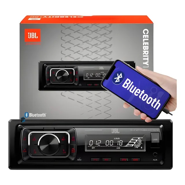 Radio Automotivo Sem Toca Cd Mp3 Player Bluetooth Jbl Usb