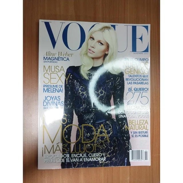 Revista Vogue Latinoamérica Aline Weber Noviembre 2012 Moda