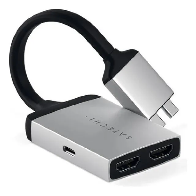 Adaptador Satechi Dual Hdmi - Silver