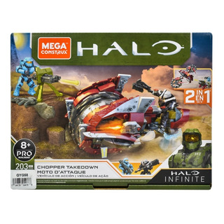 Mega Construx Halo Chopper Takedown 203 Unidades Mattel Mega Construx Halo Chopper Takedown 203 Unidades Mattel