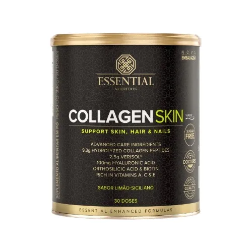 Collagen Skin Colágeno Verisol Pele Unha  300g Essential