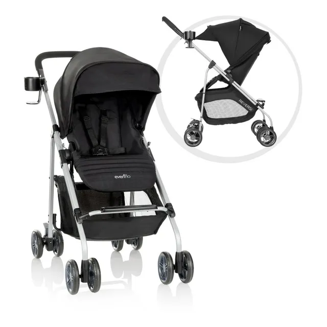 Carriola Urbini Reversible C Cubre Sol Extra Grande Pinkbery Color Negro Color Del Chasis Gris