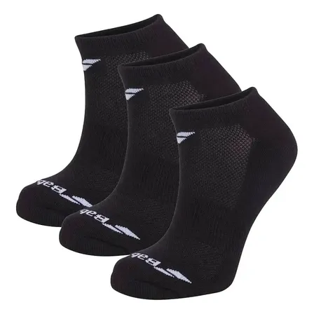 Calcetín Deportivo Babolat Negro Invisible - 3 Pares