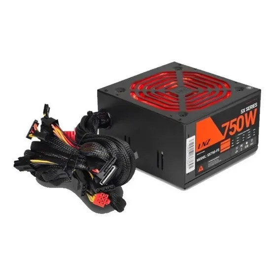 Fuente de alimentación para PC LNZ ZX750-LS 750W 220V