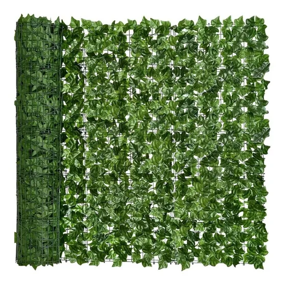Enredadera Artificial Para Jardín Vertical Y Cercos X Rollo