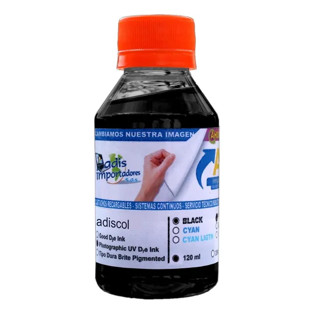 Tinta Para Hp Canon Epsn Recarga Cartuchos Sistema Continuo