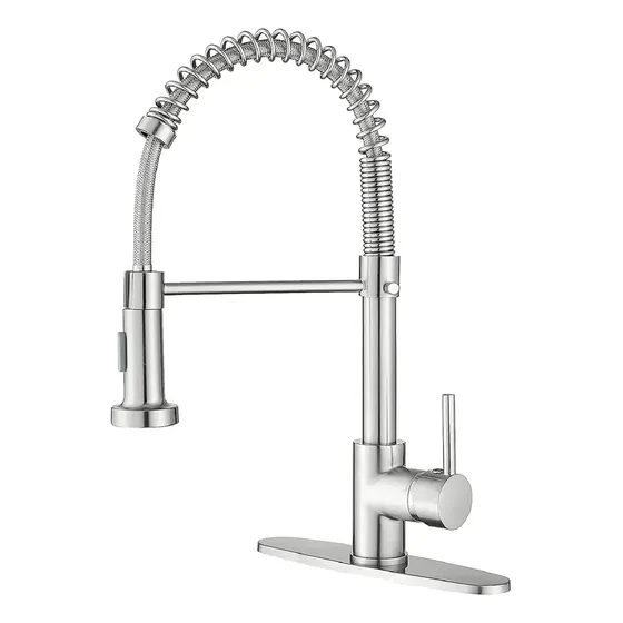 Llave Grifo Fregadero Lavaplatos Rociador Extraíble Moderno