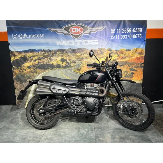 Triumph Scrambler 1200xc 2020 Preta