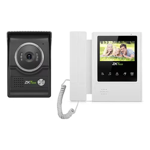 Timbre Videoportero Intercomunicador Con Telefono Zkteco - V