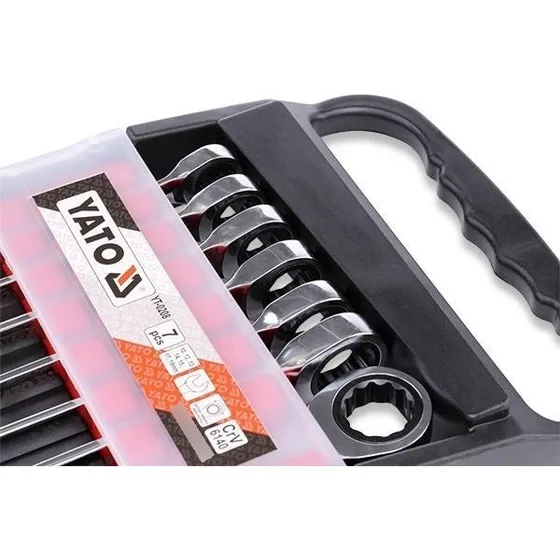 Juego Llave Punta Corona C/chicharra 7 Pcs Yt-0208 - Yato