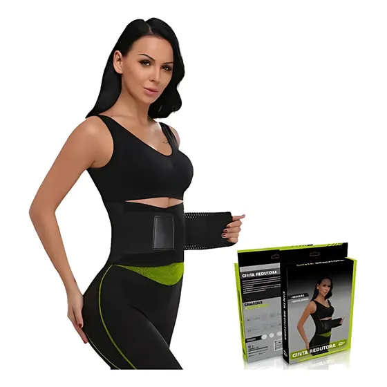 Cinta Emagrecedora Faixa Abdominal Redutora Fit
