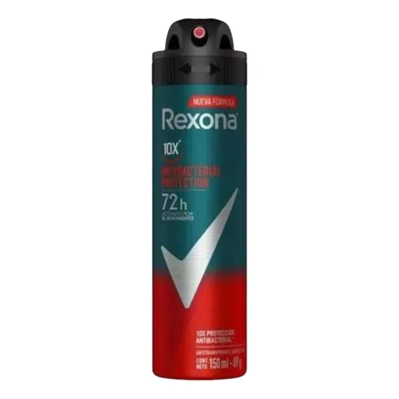 Desodorante Rexona Aerosol 72 Hs Activado Por Movimiento Antibacterial Protection