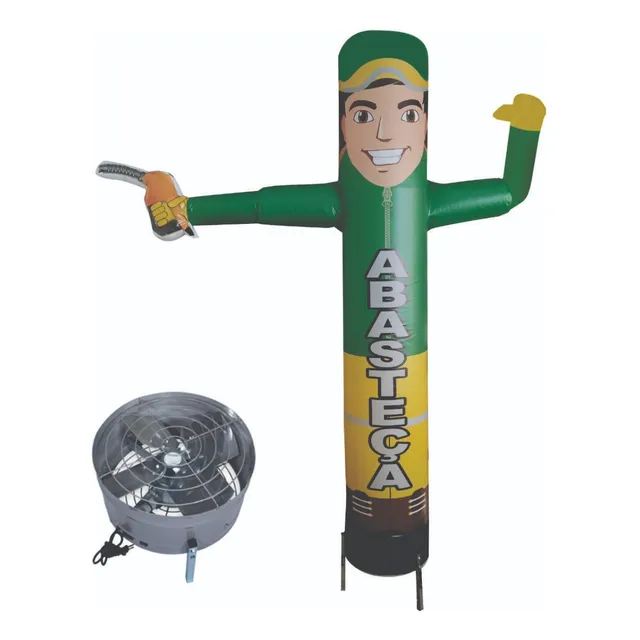 Boneco De Posto Personalizado Biruta Completo Com Motor 