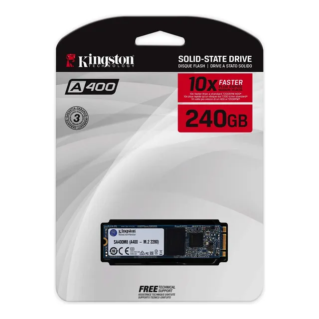 Disco Duro Solido Kingston A400 M.2 Pci 240gb Nuevo Tienda