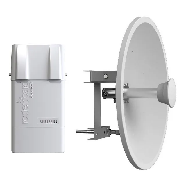 Kit Radioenlace Wifi 5ghz Antena Dish 30dbi + Basebox 5