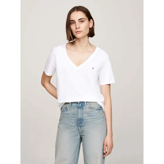 Playera Con Detalles Distintivos Mujer Tommy Hilfiger