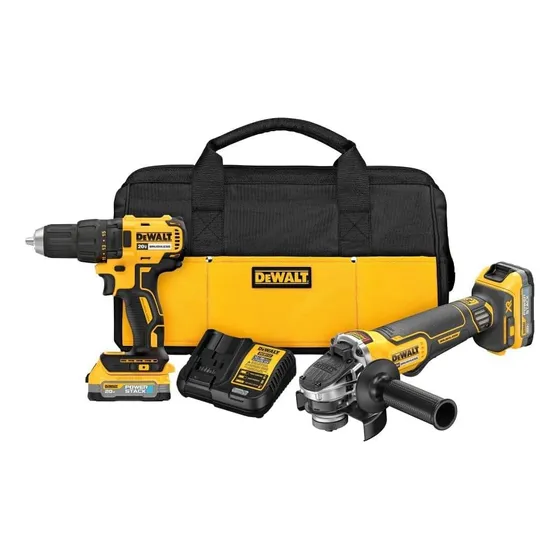 Taladro Y Amoladora Inalámbricos Dewalt 20v Max, 2 Baterías