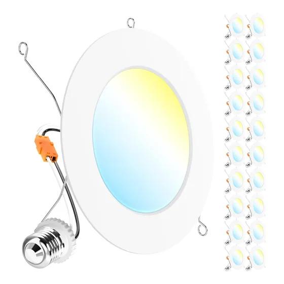 Luces Led Empotrables De 15w 6 Pulgadas Con Cct Seleccionabl