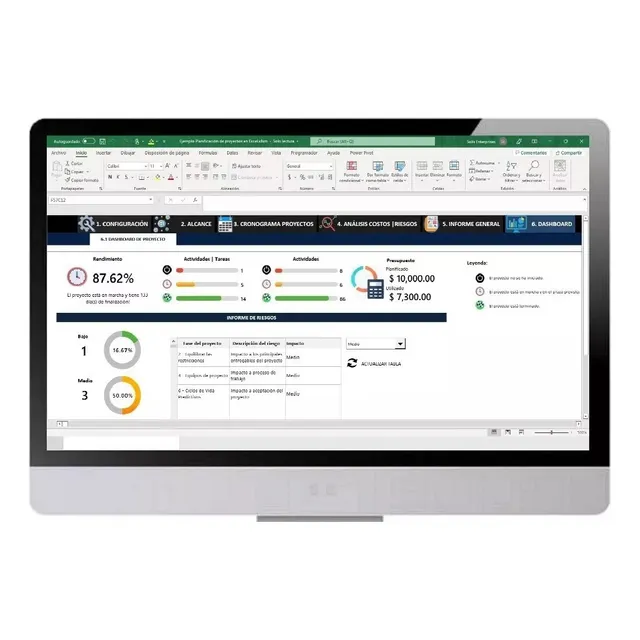 Sistema De Planificación De Proyectos Automatizado Plantilla