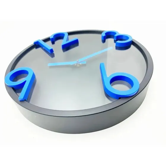 Reloj Pared Redondo Numeros Relieve Asia 1778 Xavi