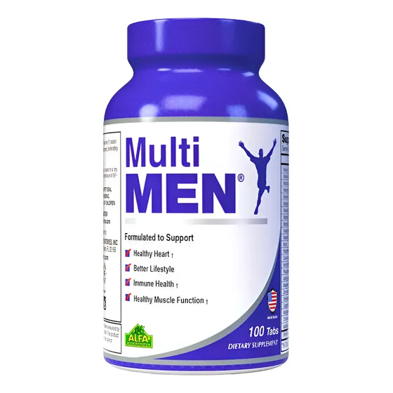 Multivitaminico Multi Men Alfa Vitamins 100 Tabletas Usa