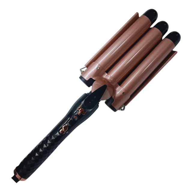 20-32mm Waflera Cabello 3 Rizadora De Pelo Plancha Tenazas C