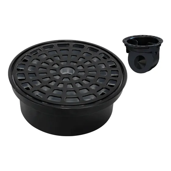 Fleximatic 2264n Coladera Univ Negro P/tub Directa C/check