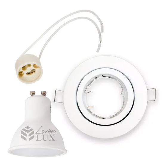 Pack 6 Focos Embutido Dirigible Ampolleta Gu10 - Philips