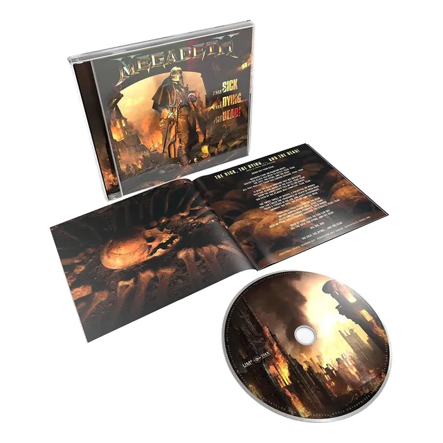 Megadeth The Sick The Dying And The Dead Limited Cd 3d Cover