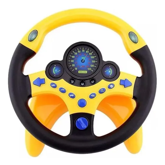 2025 Volante De Simulação De Copiloto Com Base De Brinquedo