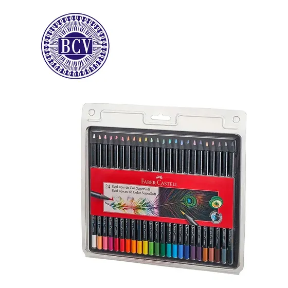 Colores Faber Castell  Supersoft Caja X 24