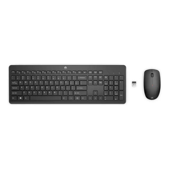 Combo Teclado y Mouse Inalámbrico HP 230 ESPAÑOL Color Negro