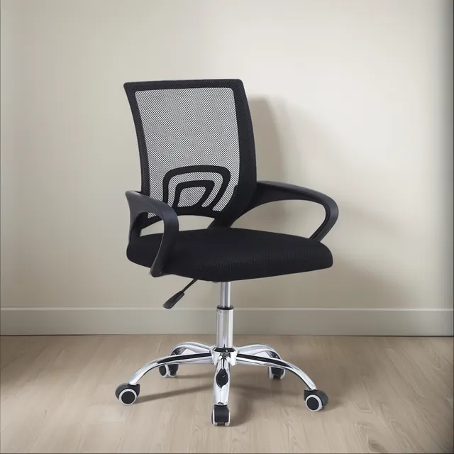 Silla De Escritorio Oficina Q01 Con Tapizado De Mesh