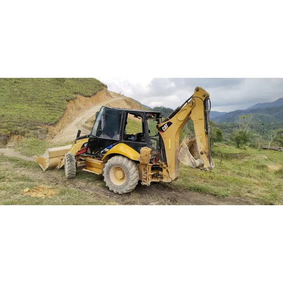 Caterpillar 416e, Modelo 2014. Retroexcavadora Pajarita