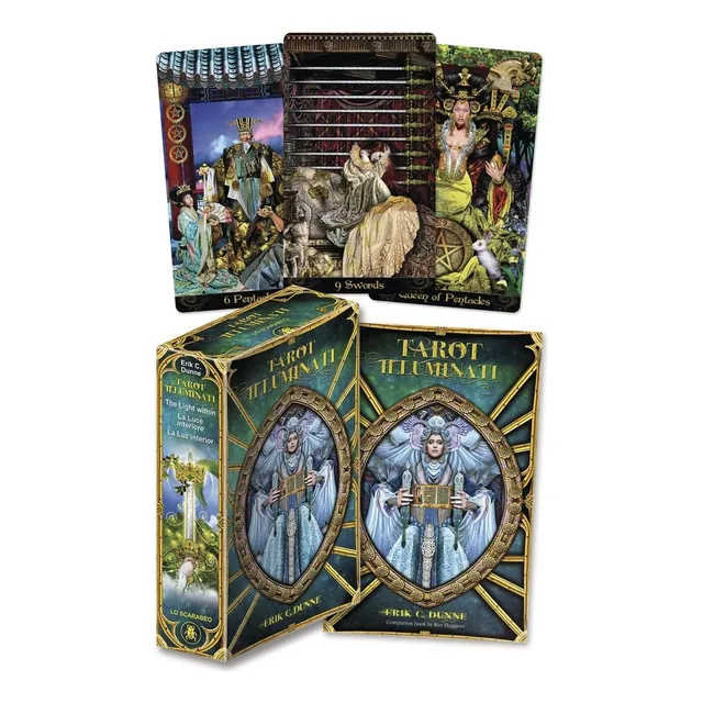 Kit De Tarot Illuminati: Misterio Y Sabiduría, Modelo 1