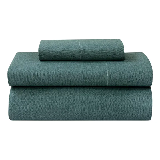 Juego De Sábanas Royale Linens, 300 Hilos, Algodón Verde Twi