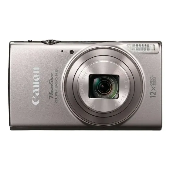 Canon PowerShot ELPH 360 HS compacta color plata