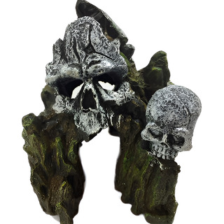 Adorno Para Pecera Acuario Cueva Con Craneos Adorno Para Pecera Acuario Cueva Con Craneos