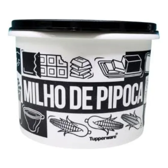 Pote Para Mantimentos Milho De Pipoca Tupperware