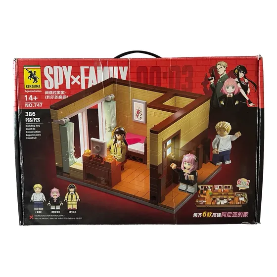 Bloques Figuras Armar Spy X Family Anya Loid Yor 386 Pcs
