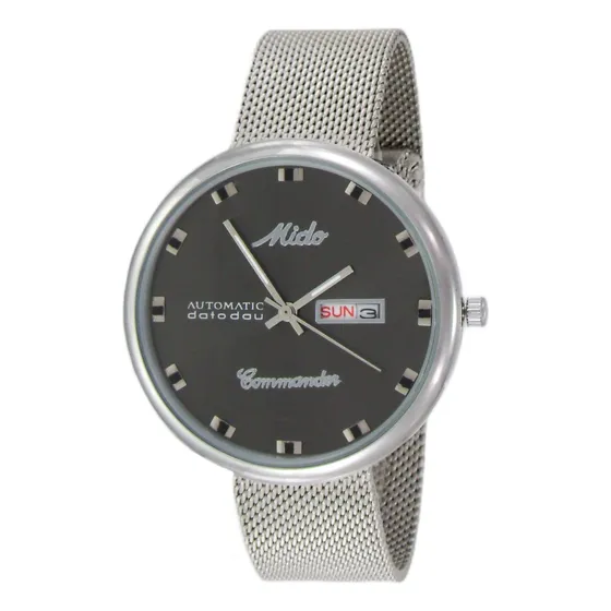 Reloj En Acero Inoxidable Contra Agua Con Fechador Estuche