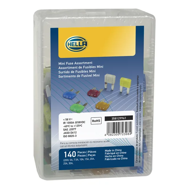 Caja Fusible Mini  140  Piezas Hella