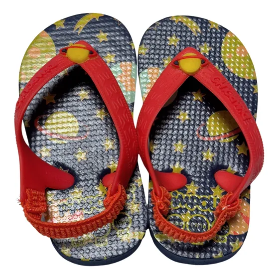 Chinelo Bebê Infantil Pimpolho Com Elástico Menino E Menina