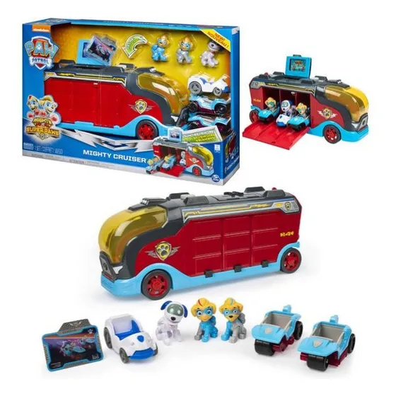 Paw Patrol Mighty Pups Cruiser Vehículo Camion Con Sonidos 