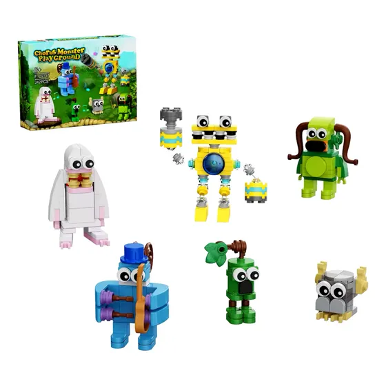 Bloque Construcción My Singing Monster 242 Pcs Genérica Caja