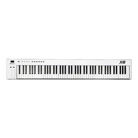 Amw Pro88 Teclado Controlador Midi 88 Teclas Keystation Q88 Branco