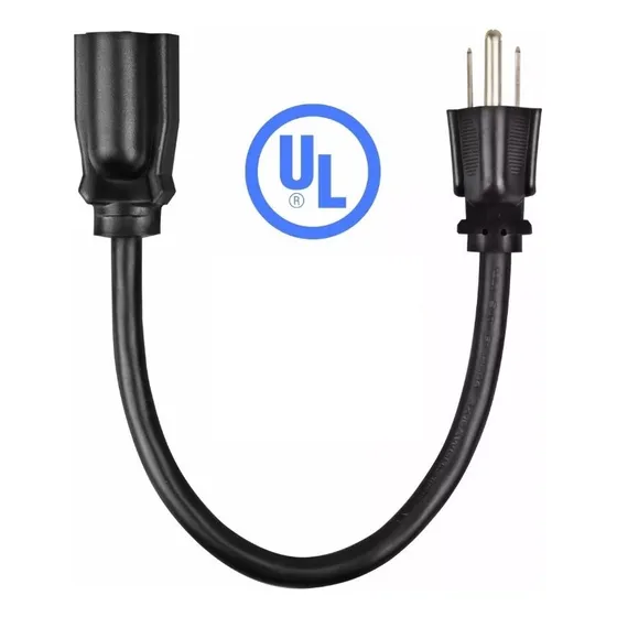 Extension Cable De Poder 30 Cm 3 Prong 16awg-13a