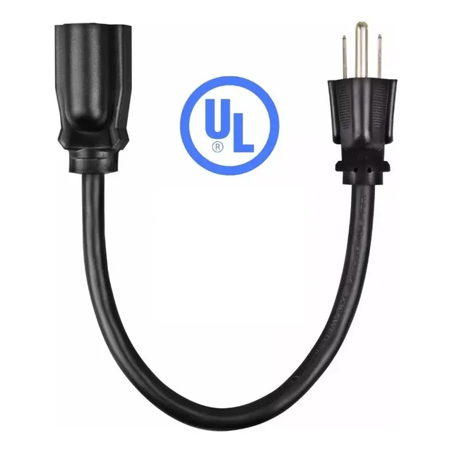 Extension Cable De Poder 30 Cm 3 Prong 16awg-13a