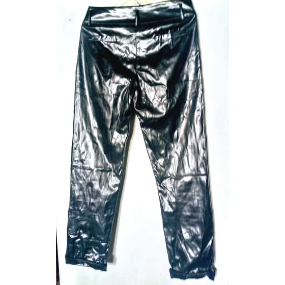 Pantalon Cuerina Para Dama. Negro. Nuevo. Talla L Y Xl